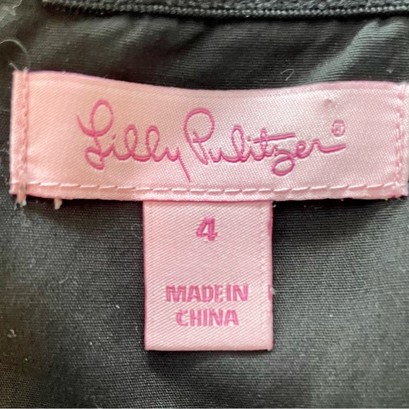 Lily Pulitzer Late Night Toile Strapless Dress - Picture 7 of 7